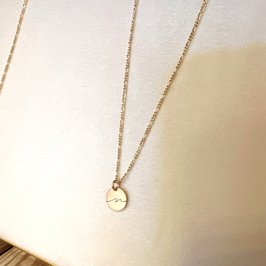 Gold Filled Wave Necklace Pre-Order