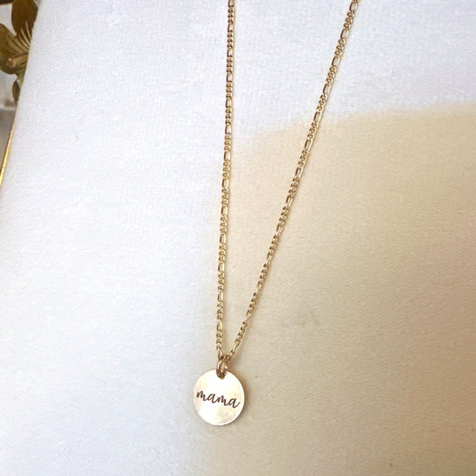 Gold Filled Mama Necklace Pre-Order