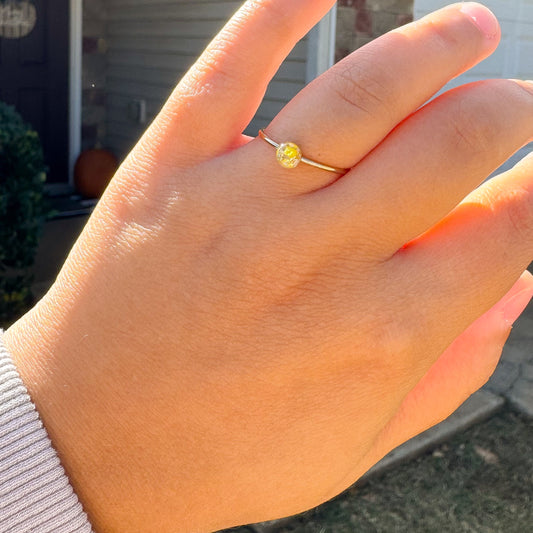 Gold Filled Floral Rings