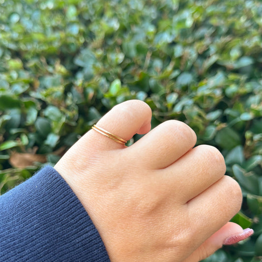 Gold Filled Simple Stacking Ring