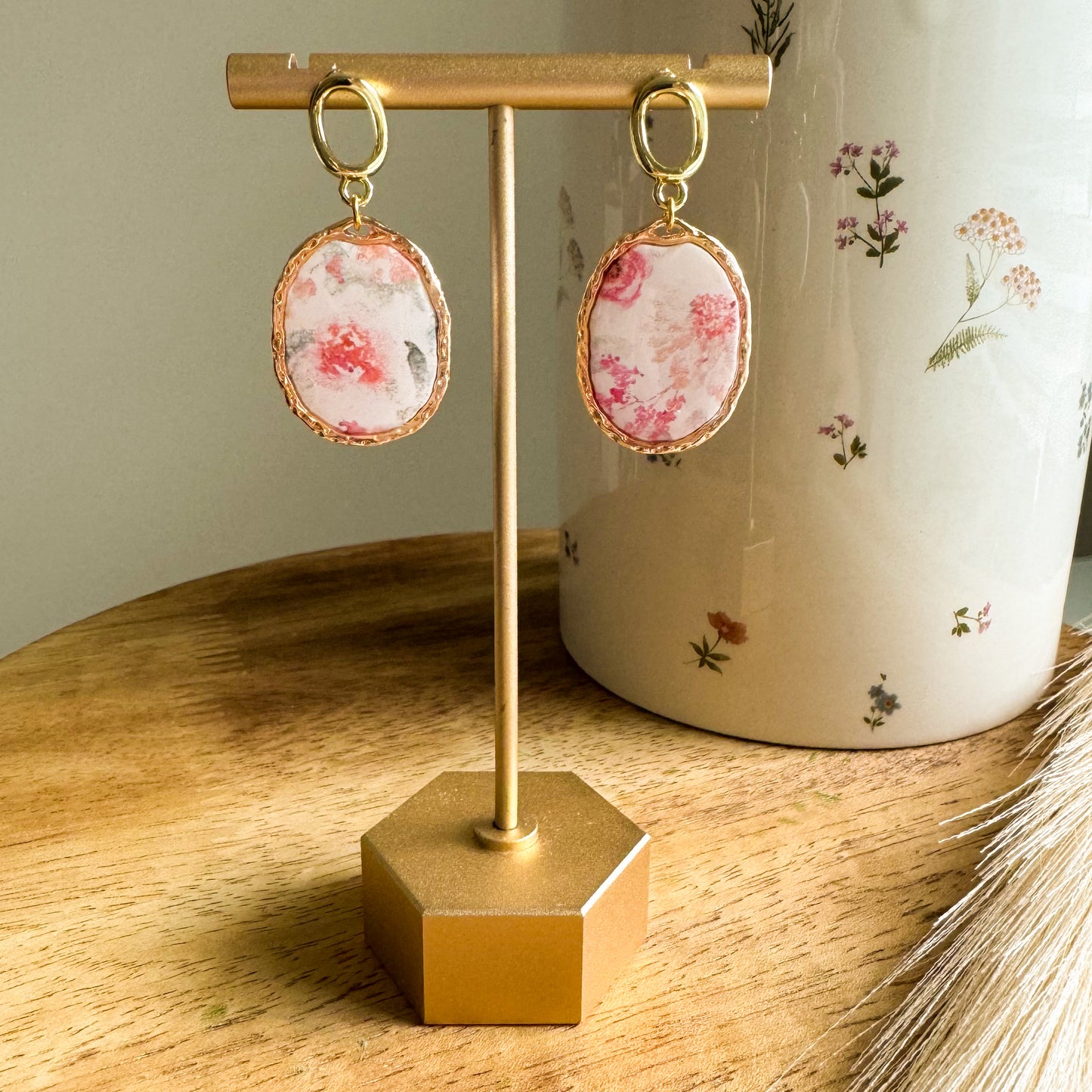 Vintage Floral Dangles