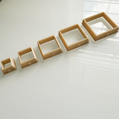 Square Cutters Set (Available Individually)