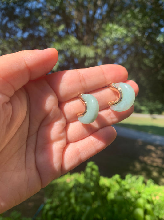 Blue Trimmed Studs